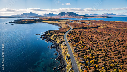 Route pittoresque le long de la côte écossaise