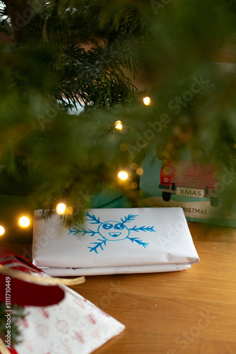 New Year's gifts under the tree