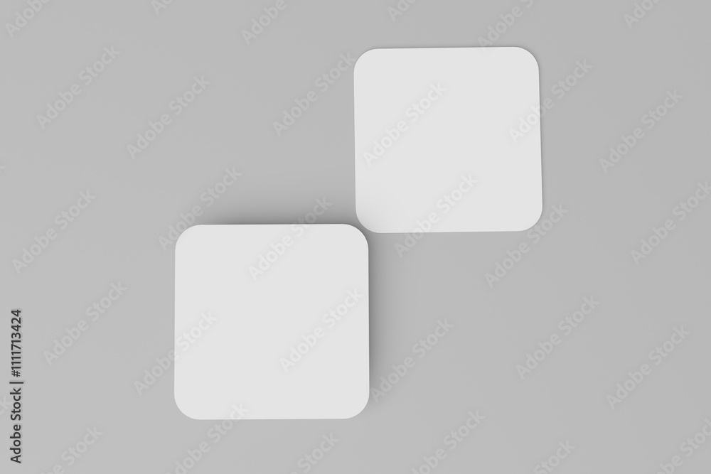 Mockup business cards at white textured background Mockup business cards at white textured background