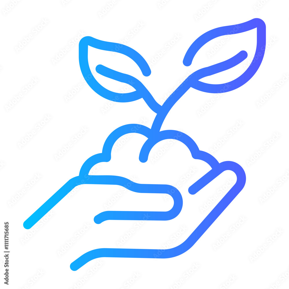 nature Line Gradient Icon nature Line Gradient Icon