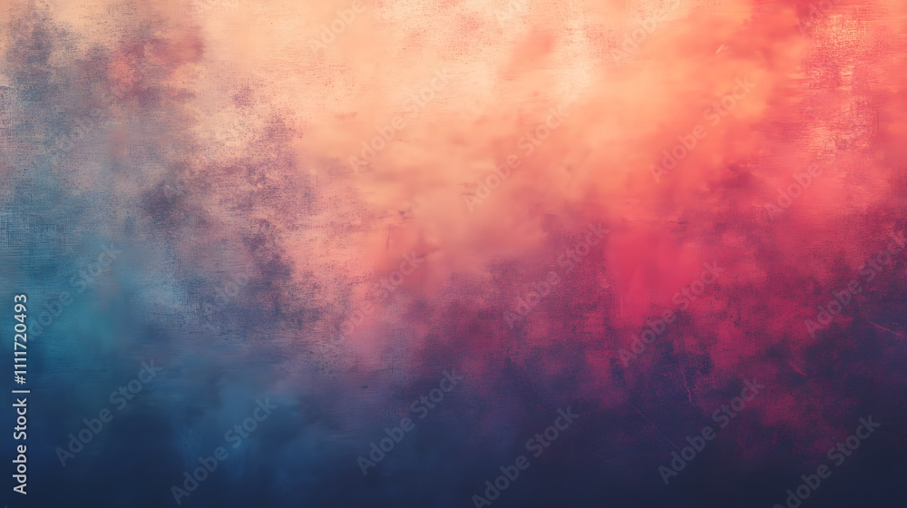 Obraz premium Abstract Textured Background In Hues Of Blue Red And Orange