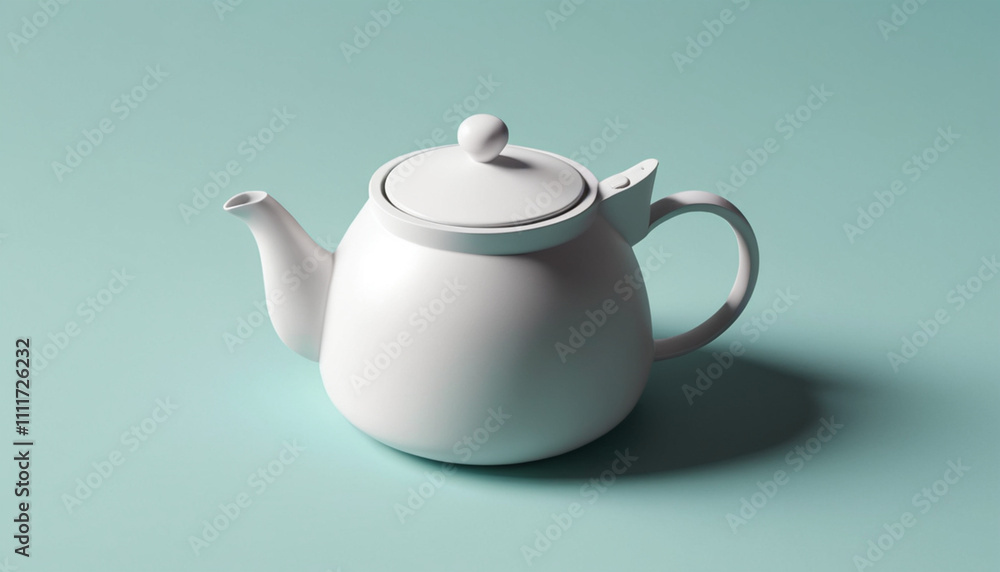 Thermal Tea Pot Mockup Featuring Clear Glass Design Thermal Tea Pot Mockup Featuring Clear Glass Design