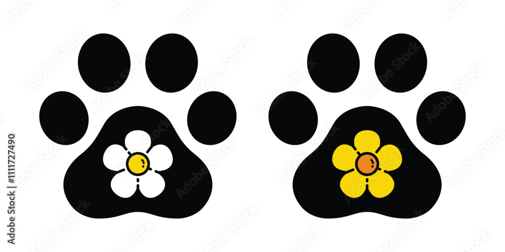 dog paw vector footprint flower daisy icon logo french bulldog doodle cartoon symbol character illustration design clip art dog paw vector footprint flower daisy icon logo french bulldog doodle cartoon symbol character illustration design clip art