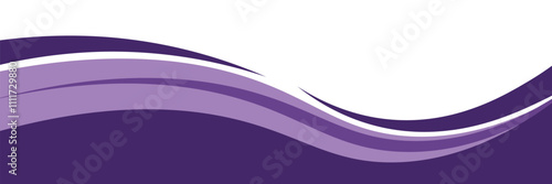 simple purple background . flat purple gradation . wavy background. vector eps10