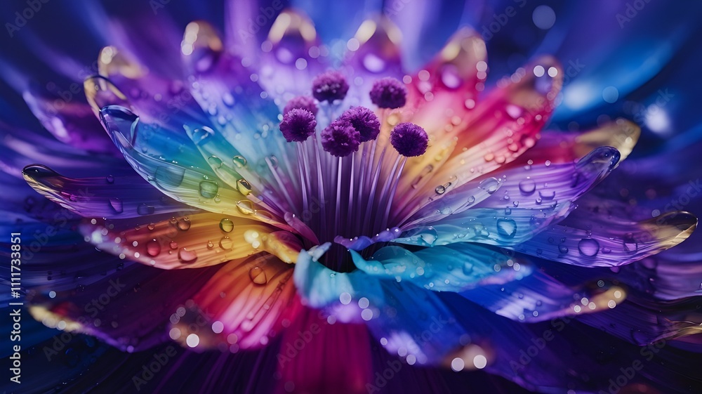 Fototapeta premium flower in water
