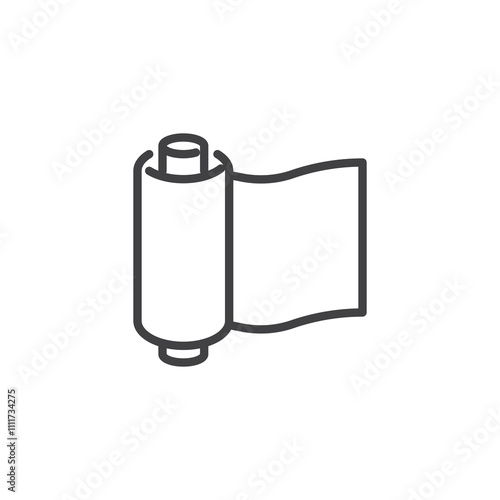 Shrink Wrap Package line icon