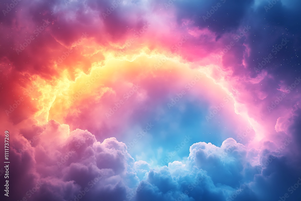A breathtaking spectacle of vibrant clouds painted across the twilight sky, evoking a sense of wonder and tranquility. A breathtaking spectacle of vibrant clouds painted across the twilight sky, evoking a sense of wonder and tranquility.