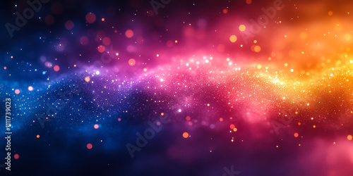 Vibrant Colorful Gradient with Noise Texture and Grainy Abstract Background