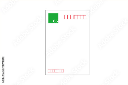 85円のハガキイラスト