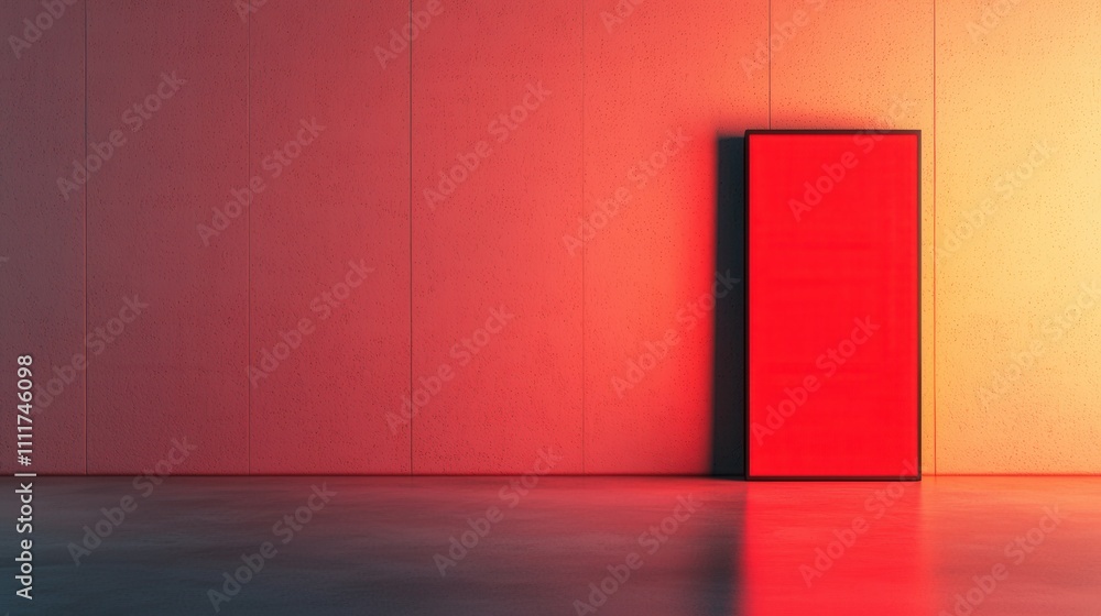 Inflation prices and policy, Vibrant red door against a textured wall Inflation prices and policy, Vibrant red door against a textured wall