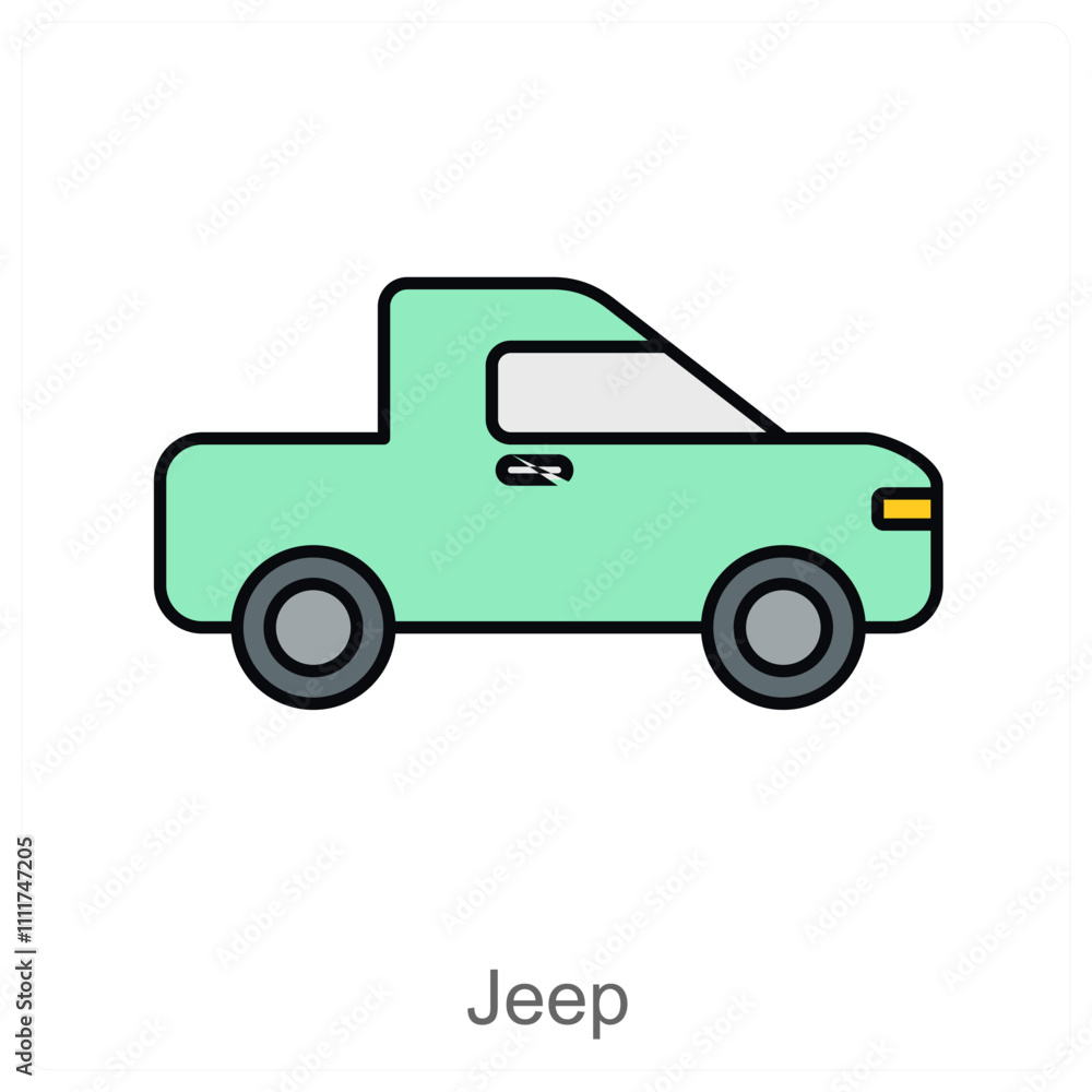 Fototapeta premium Jeep