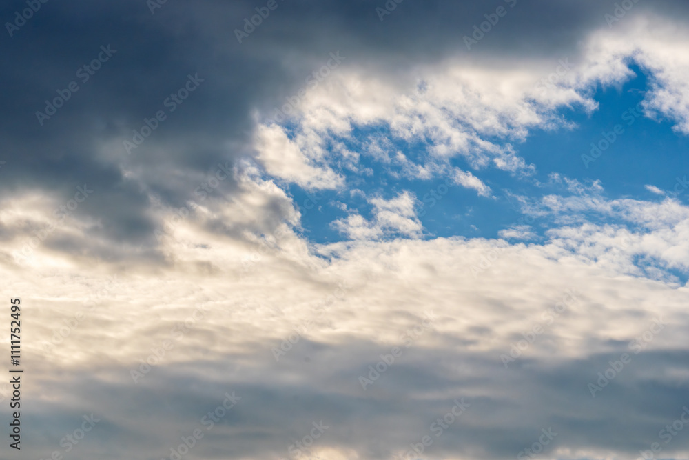12月の朝方の空と雲08 12月の朝方の空と雲08