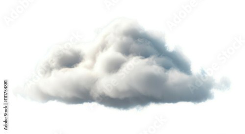 A dense, fluffy white cloud...