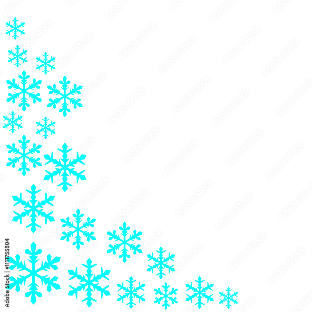 Snowflake Decoration Corner Snowflake Decoration Corner
