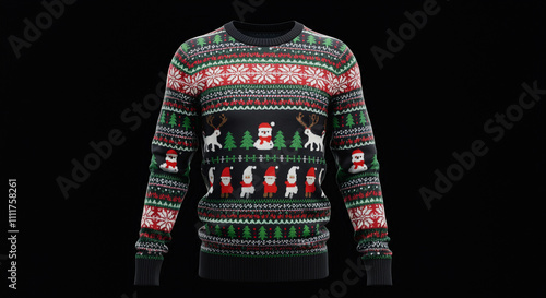 Festive Christmas sweater f...