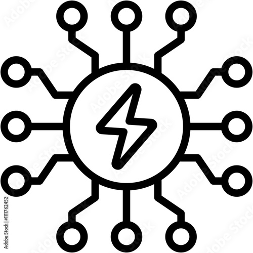 Smart Grid Icon