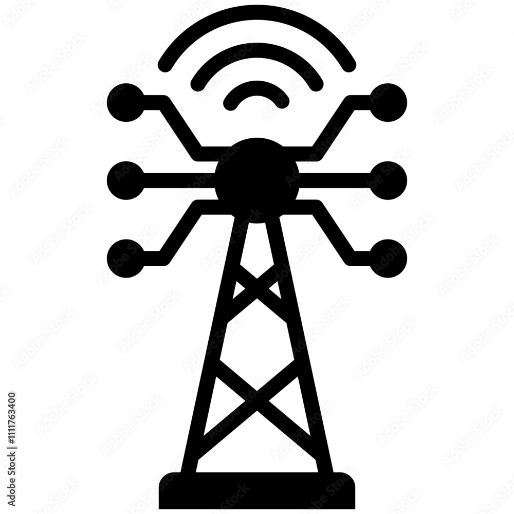Naklejka premium Infrastructure Icon