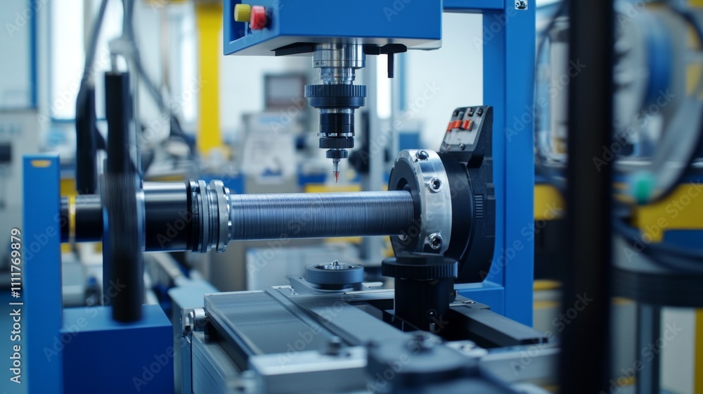 Sophisticated Machinery in Modern Manufacturing Facility Environment Sophisticated Machinery in Modern Manufacturing Facility Environment