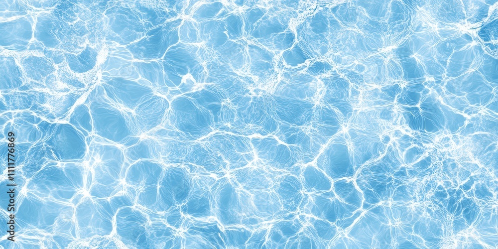 Obraz premium Clear Blue Water Surface with Gentle Ripples and Sunlight Reflection
