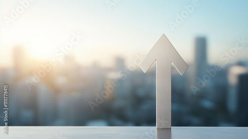 Arrow of Progress: A silver...