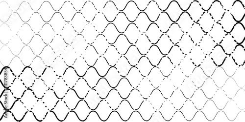 Mesh texture for fishing nets. Grunge pattern for sportswear or soccer goal, volleyball net, basketball hoop, hockey, athletics. Grunge background