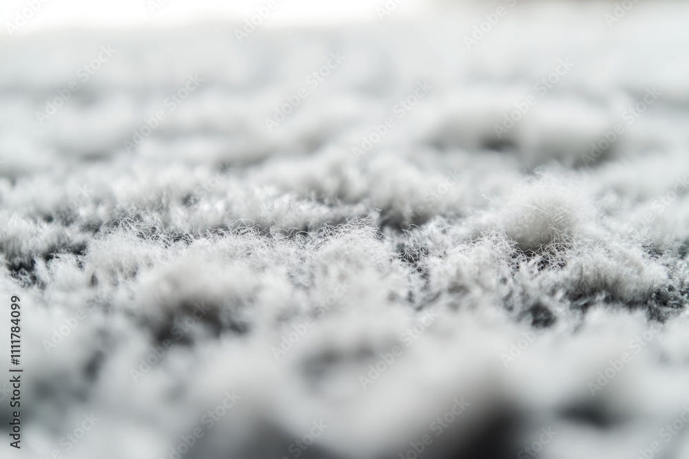 Minimalist Gray Boucle Fabric Texture for Modern Design Projects