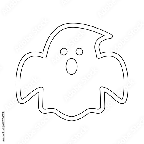 Ghost icon in line style