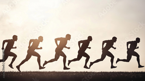Silhouettes of Runners: A p...