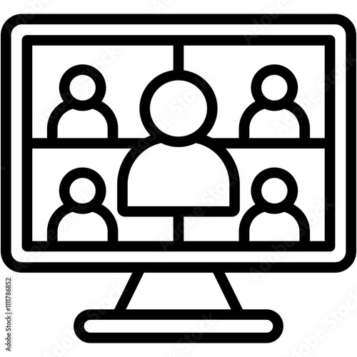 Virtual Meeting Icon