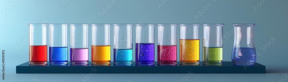 A colorful array of test tubes filled with various liquids, showcasing a spectrum of vibrant colors against a subtle background. A colorful array of test tubes filled with various liquids, showcasing a spectrum of vibrant colors against a subtle background.
