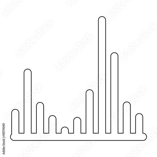 graph, chart, diagram icon in line style