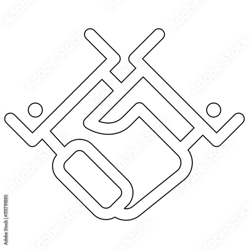 Agreement icon in line style