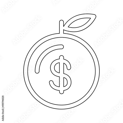 benefit icon in line style