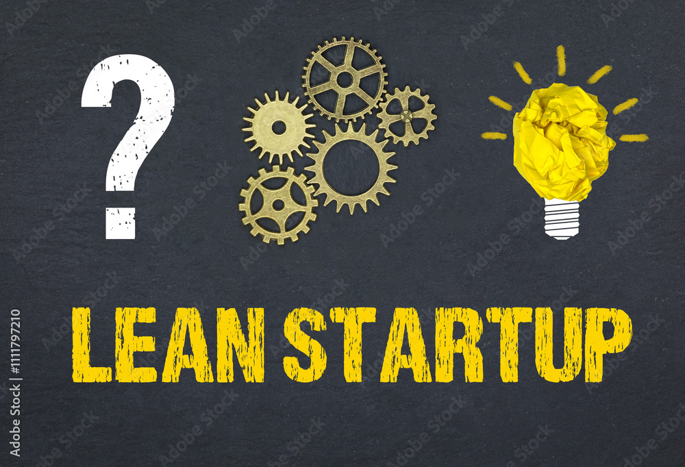 Obraz premium Lean Startup