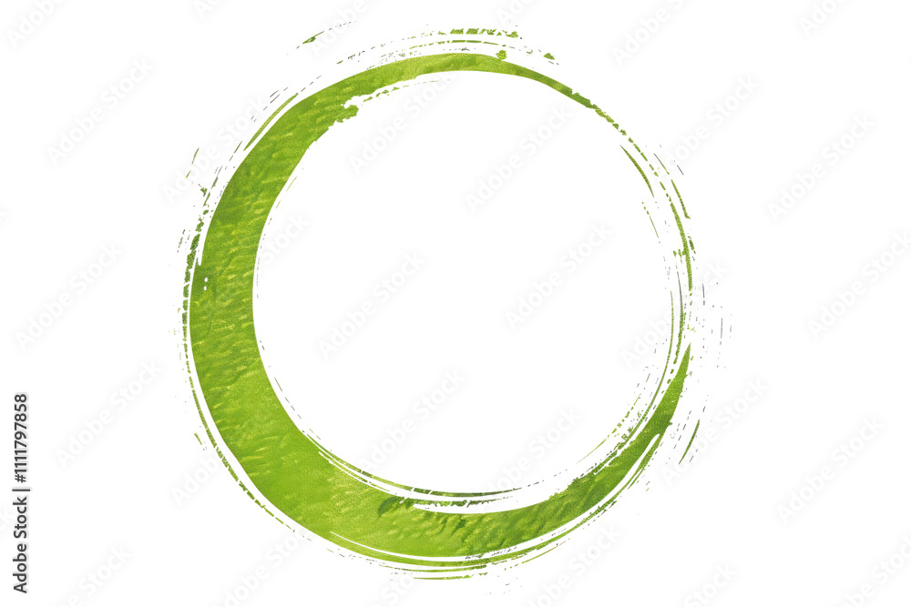 light green watercolor stain in ring shape isolated light green watercolor stain in ring shape isolated