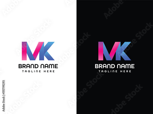M Letter Logo Design Template 