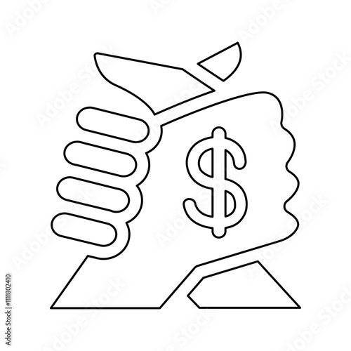 Partner icon in line style