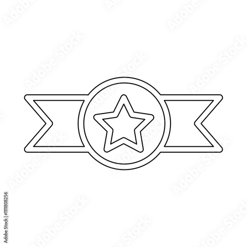 Award icon in line style