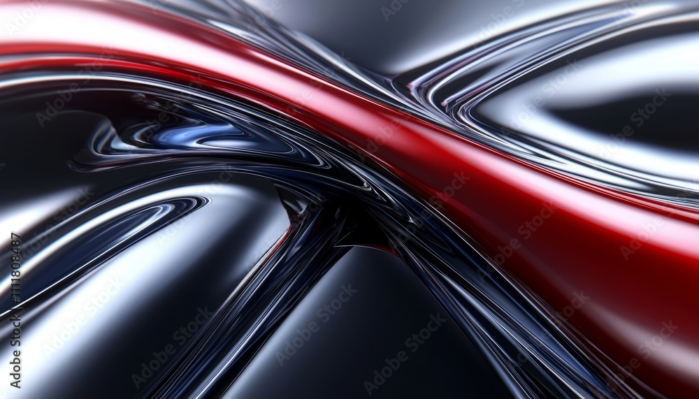 Abstract Red And Black Liquid Swirls Design Abstract Red And Black Liquid Swirls Design