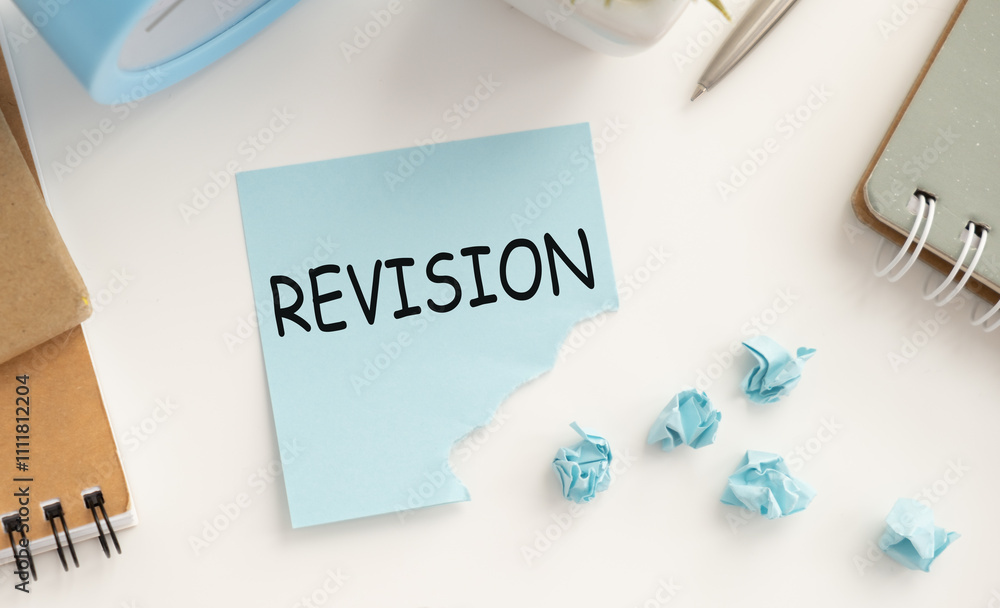 Φωτογραφία Word writing text Revision