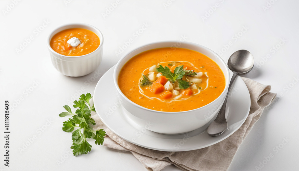 Vegetable cream soup rich and velvety goodness inside Vegetable cream soup rich and velvety goodness inside