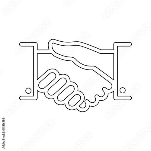 Partner icon in line style
