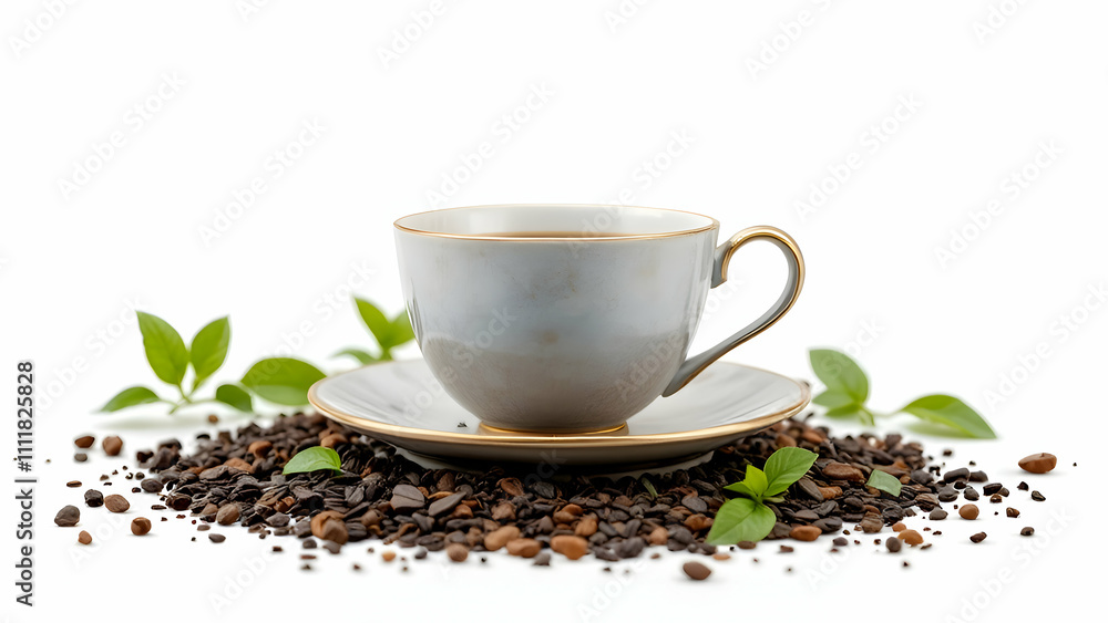 Cup of coffee isolated on white background Cup of coffee isolated on white background