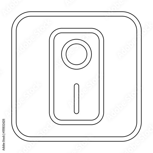 Switch icon in line style