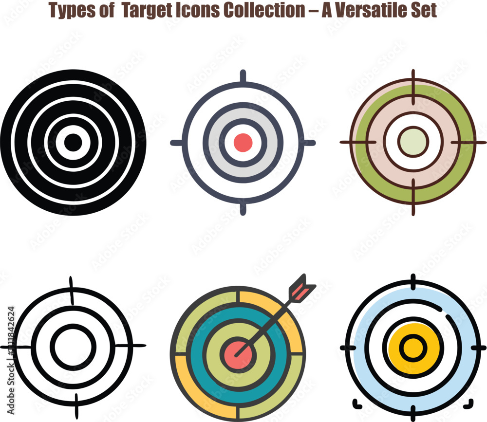Target Icon Collection – A Versatile Set Target Icon Collection – A Versatile Set