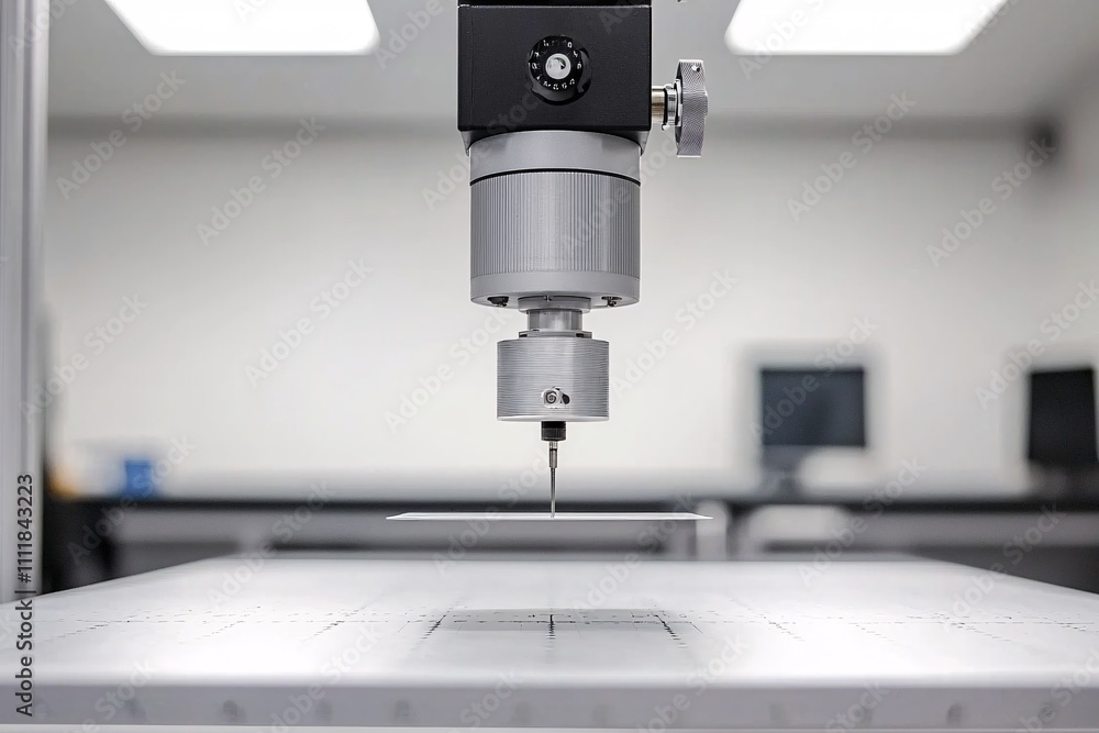 A focused shot on the tensile testing of polymer sheets, stress and strain measured on digital readouts A focused shot on the tensile testing of polymer sheets, stress and strain measured on digital readouts
