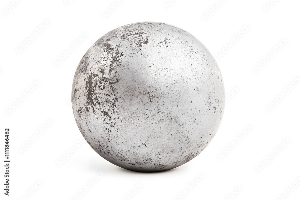 Cracked silver metal sphere, perfect for 3D modeling and texturing isolated on white
Cracked silver metal sphere, perfect for 3D modeling and texturing isolated on white