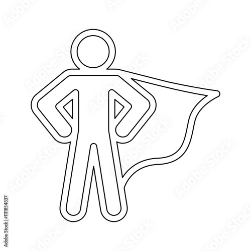 Hero icon in line style