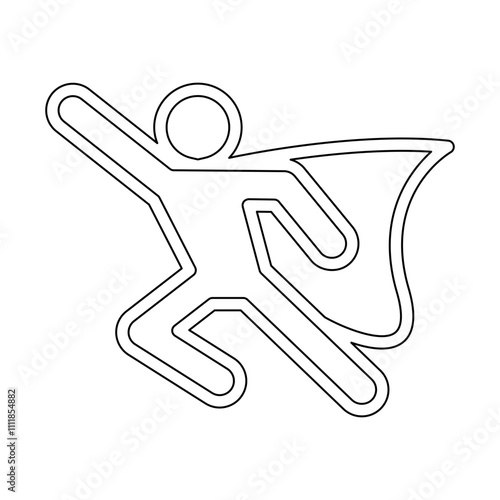 Hero icon in line style