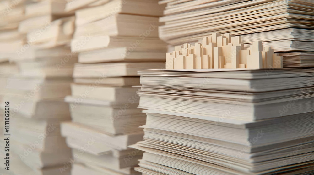 Cityscape Model on Stack of Books Abstract Urban Concept
Cityscape Model on Stack of Books Abstract Urban Concept